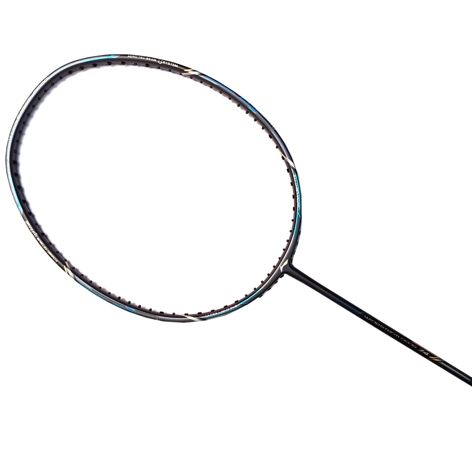 LI-NING Windstorm 74 バドミントンラケット Li-Ning Windstorm 74 Badminton Racket | Light WS 74 Rackets